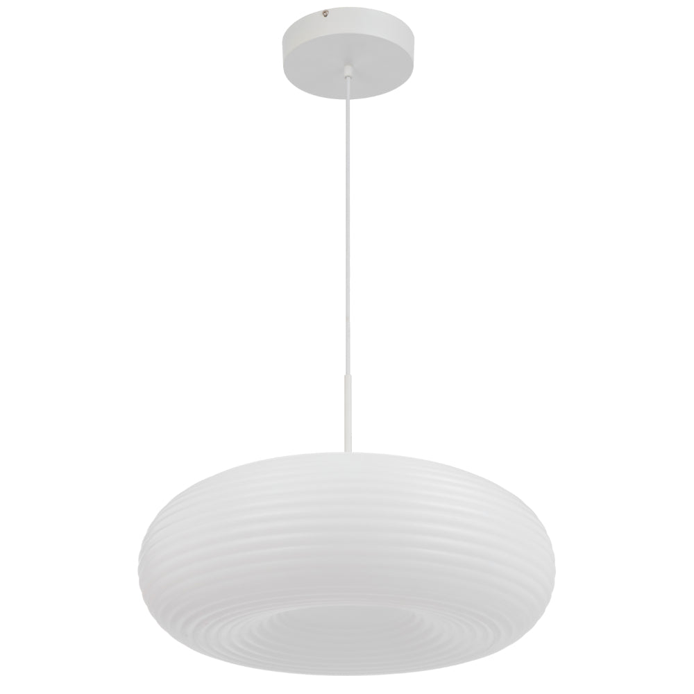 Tifton 500mm LED Pendant 40W Tri Colour White - TIFTON PE50-WH