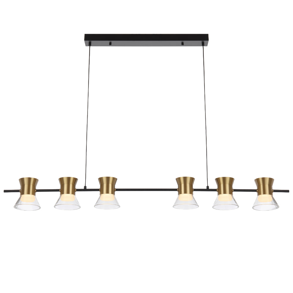 Tipico 6 Light LED Pendant Gold - TIPICO PE6-GD