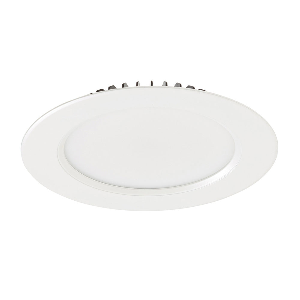 Buy Recessed Downlights Australia Tradetec Discus Dual 20W & 30W Tricolour LED Downlight White - TLDD34523WD