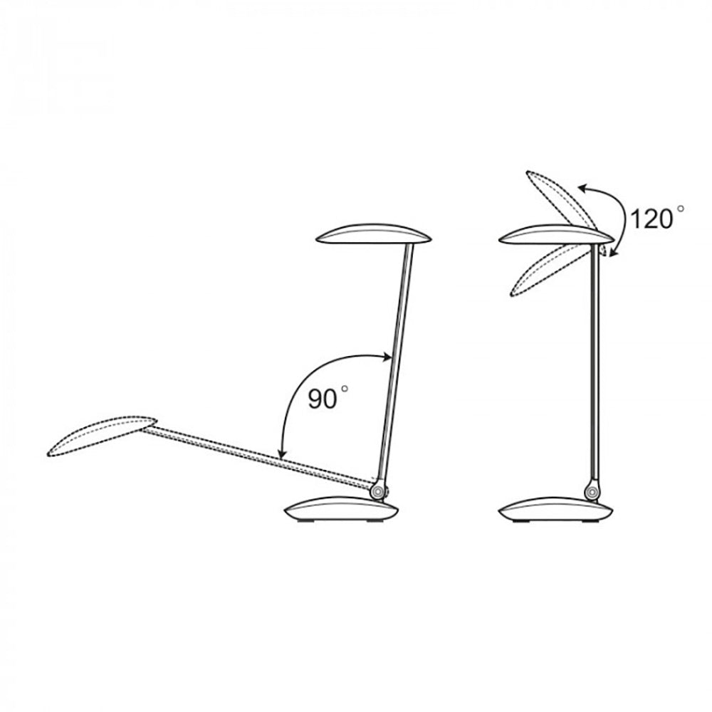 Buy Desk Lamps Australia Desk Lamp Black 3CCT - TLED66-BL