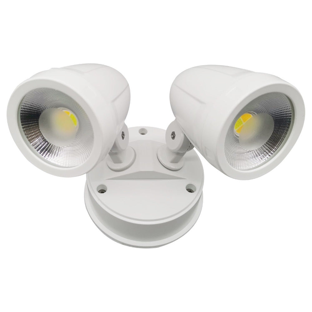 Buy Exterior Spotlights Australia Vaccus Exterior 2 Spotlight weatherproof White Aluminium 3 CCT - TLVA3026W