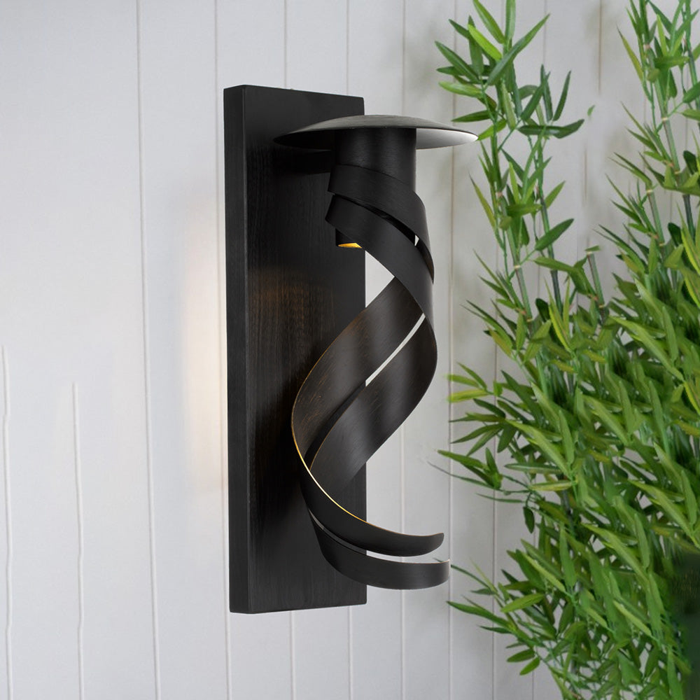 Buy Exterior Wall Lights Australia Tobera Exterior Wall Light Matt Black Aluminium - TOBERA WB-BK
