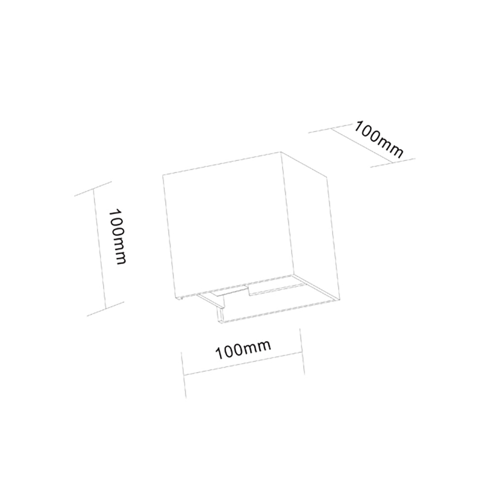 Buy Up / Down Wall Lights Australia TOCA Exterior LED Adjustable Beam Angle Wall Light White 6.8W 3000K IP54 - TOCA2