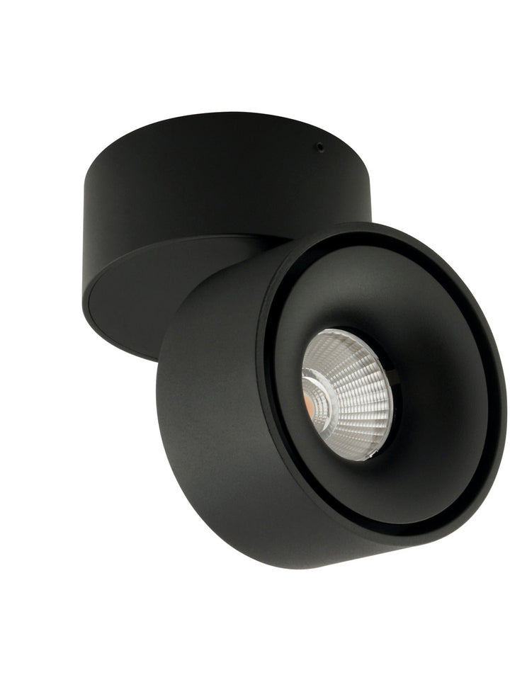 Tommy LED Spotlight 12W 3000K Black - SI PL/TOMMY/DIMM/BK