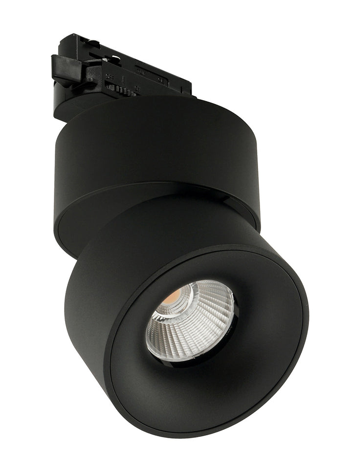 Tommy LED Track Spotlight 12W 3000K Black - SI TK/TOMMY/DIMM/BK