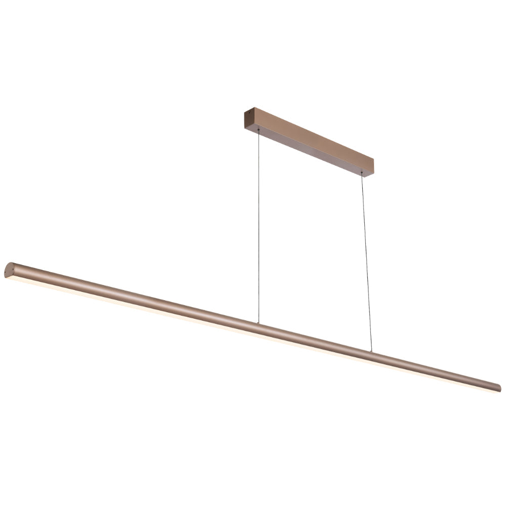 Torben 2400mm LED Pendant Light 46W 3CCT Brown - TORBEN PE240-BRW