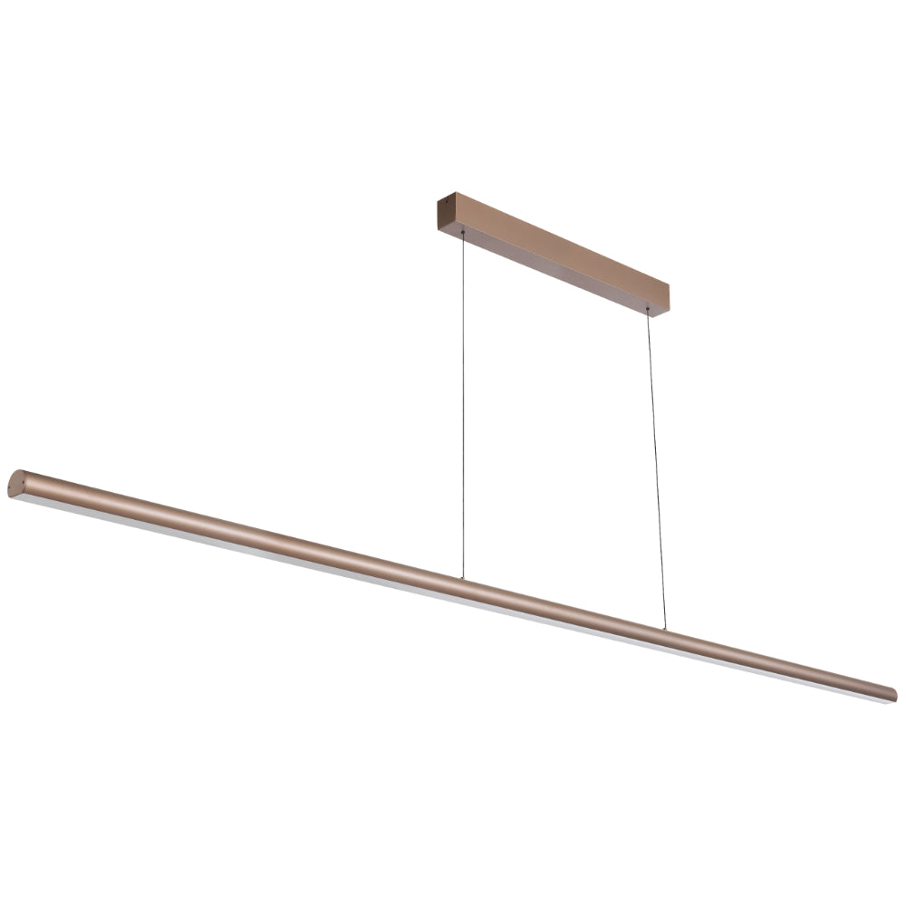 Torben 2400mm LED Pendant Light 46W 3CCT Brown - TORBEN PE240-BRW