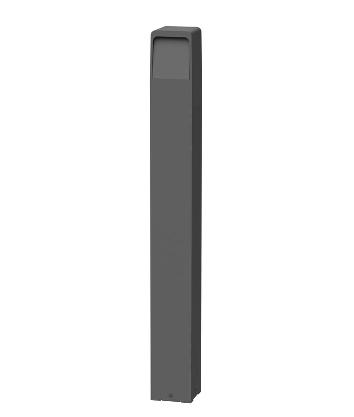 Toren Aluminium LED Bollard Light Dark Grey 13W TRI Colour - TOREN1