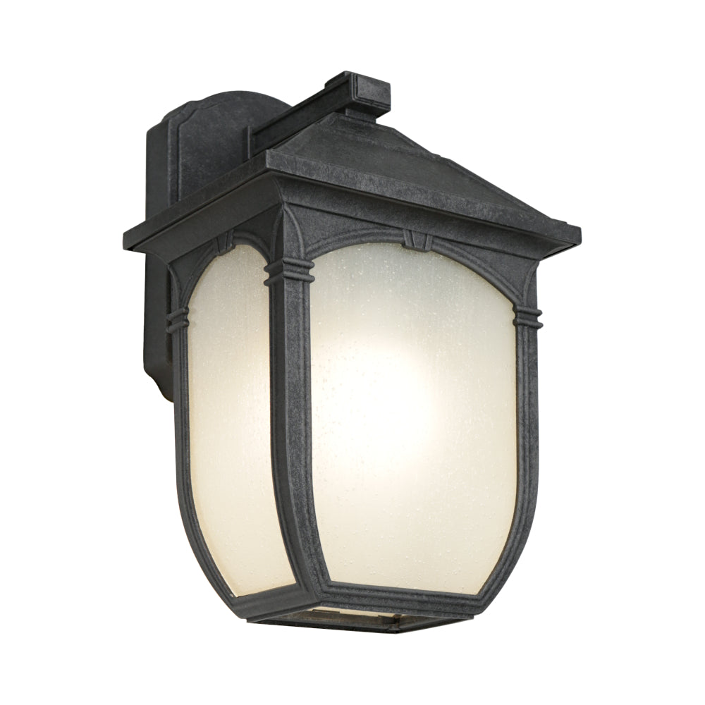 Tristan Small Outdoor Wall Lantern Greystone - TRIS1ESMGS