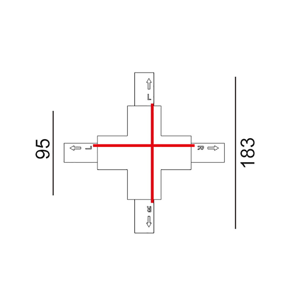 Buy Single Circuit Tracks & Accessories Australia Single Circuit Tracks & Accessorie Piece Connector 3 Wire White Aluminium - TRK1WHCON5