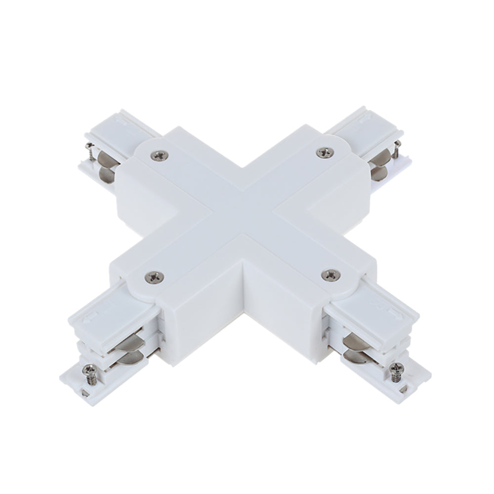 Buy Three Circuit Tracks & Accessories Australia Track 3 Circuit 4 Wire Cross-Piece Connector White - TRK3WHCON5