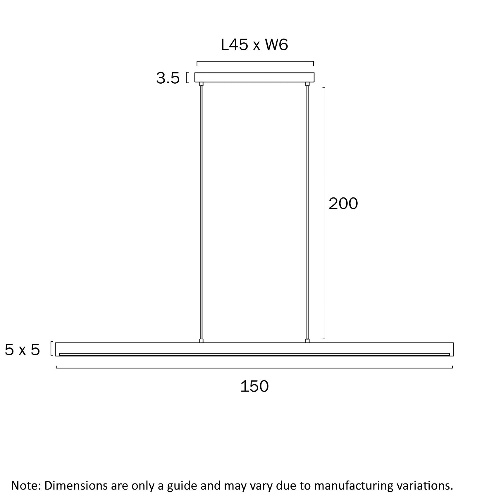 TRUSO LED Pendant Black / Walnut Iron / Wood 3CCT - TRUSO PE150-BKWL