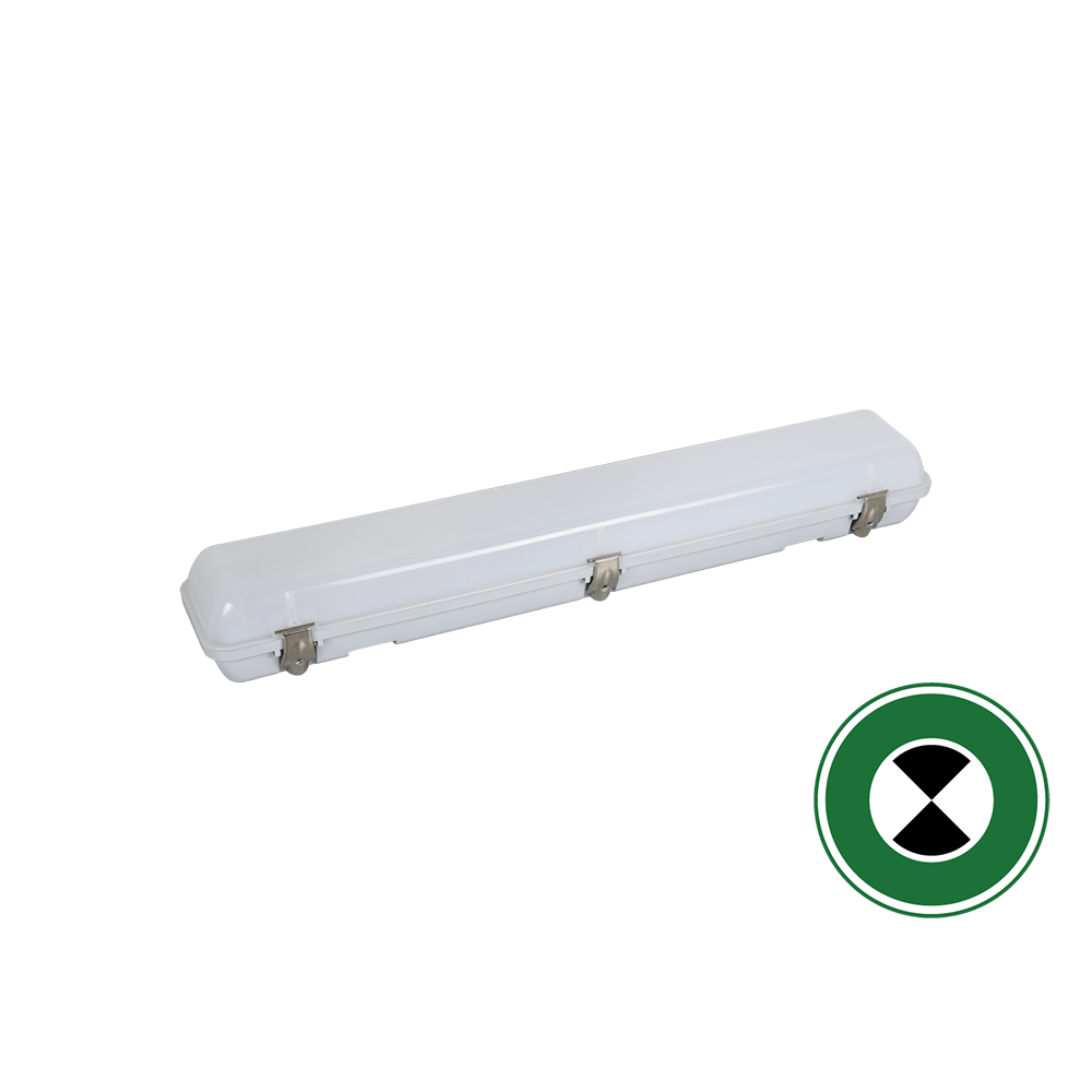 Tempest V Emergency LED Batten L655mm White Polycarbonate 5CCT - 211021EM