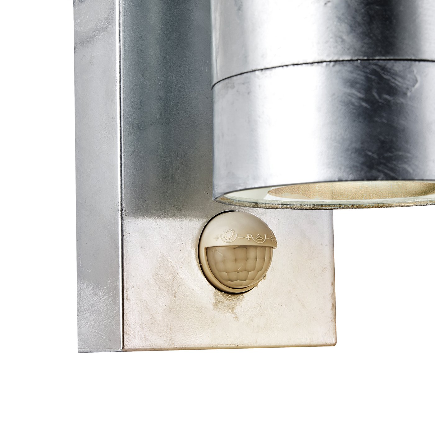 Tin Maxi Sensor Exterior Wall Light Galvanized - 21509131