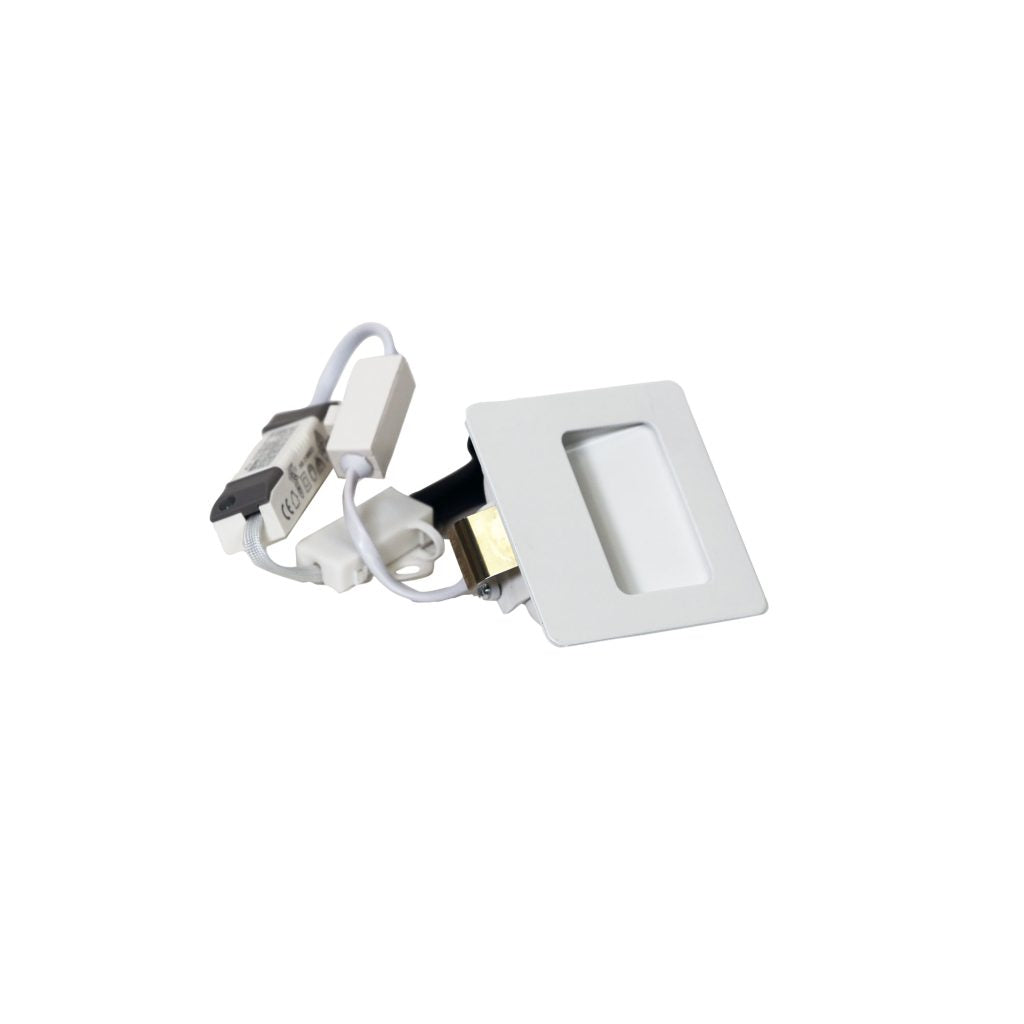 Pako LED Step Light 3W Tri Colour White - UA4213WH