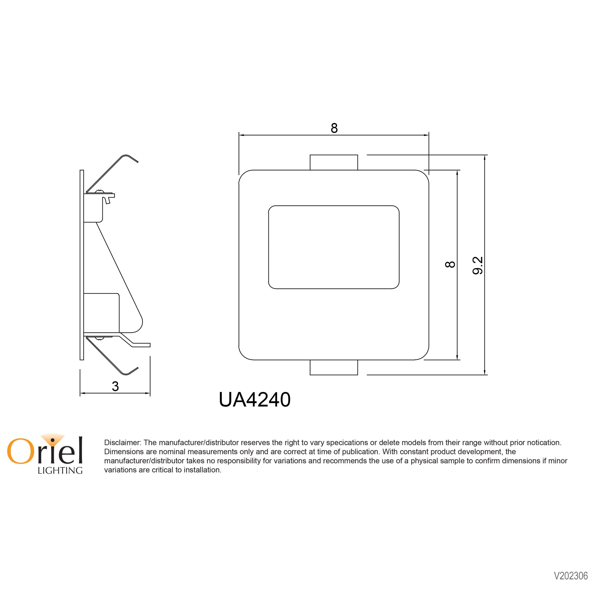 Buy Step Lights Australia Peko LED Recessed Wall Light 4000K 3W With Driver - UA4240/4000WH