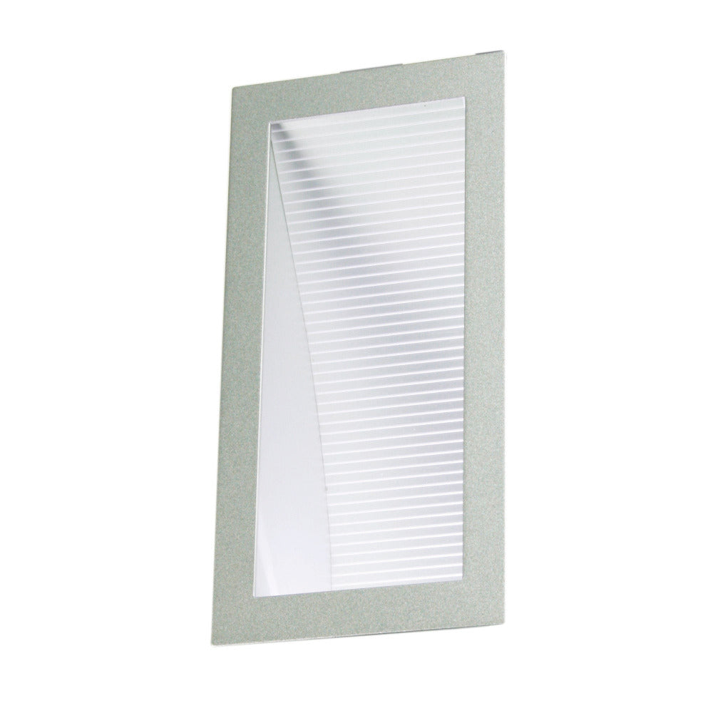 Buy Step Lights Australia LINEA Recessed LED Step 2 Lights Silver 6000K - UA4262SIL