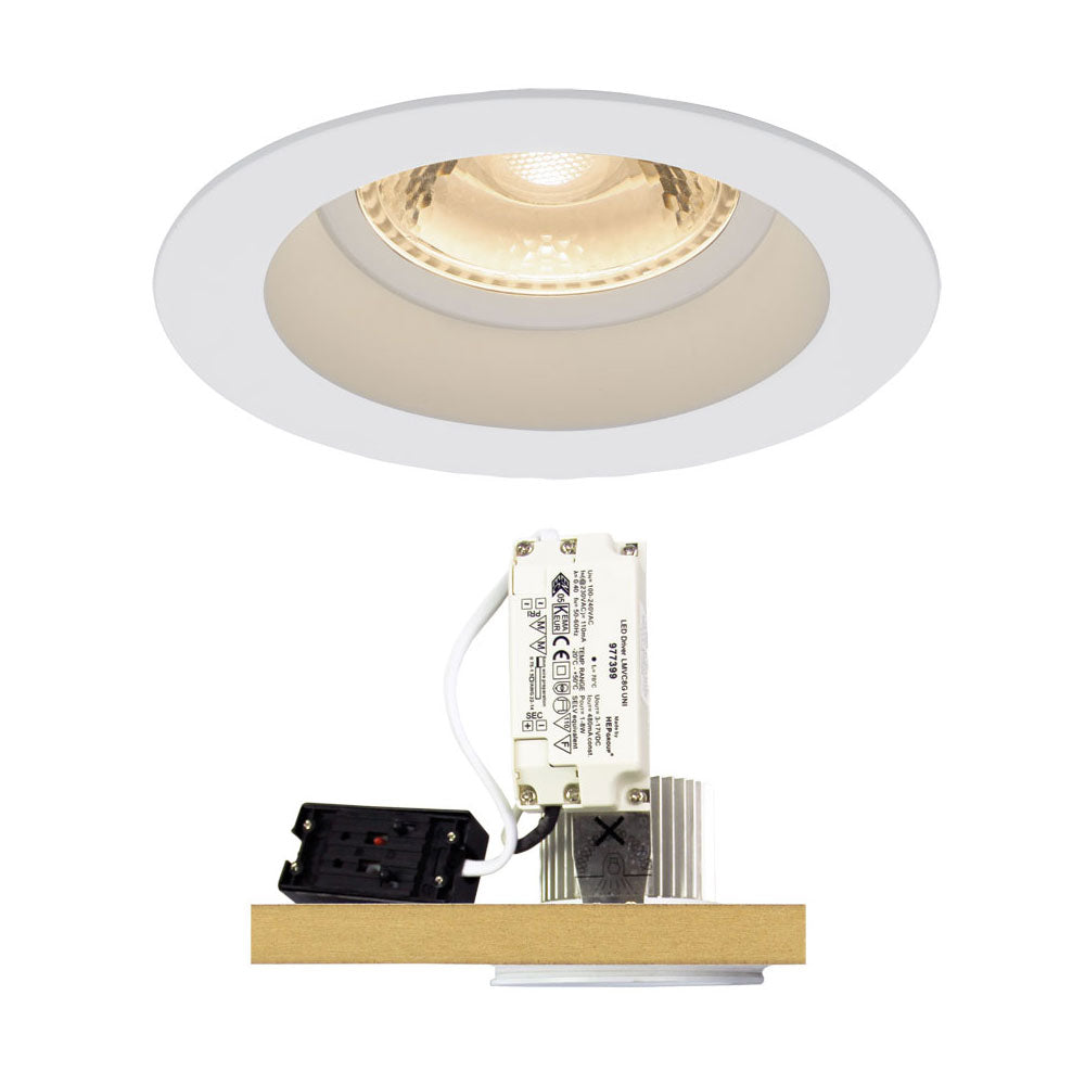 Buy Recessed LED Downlights Australia Coast Recessed LED Downlight 6W IP44 White 3000K - UA4650WH