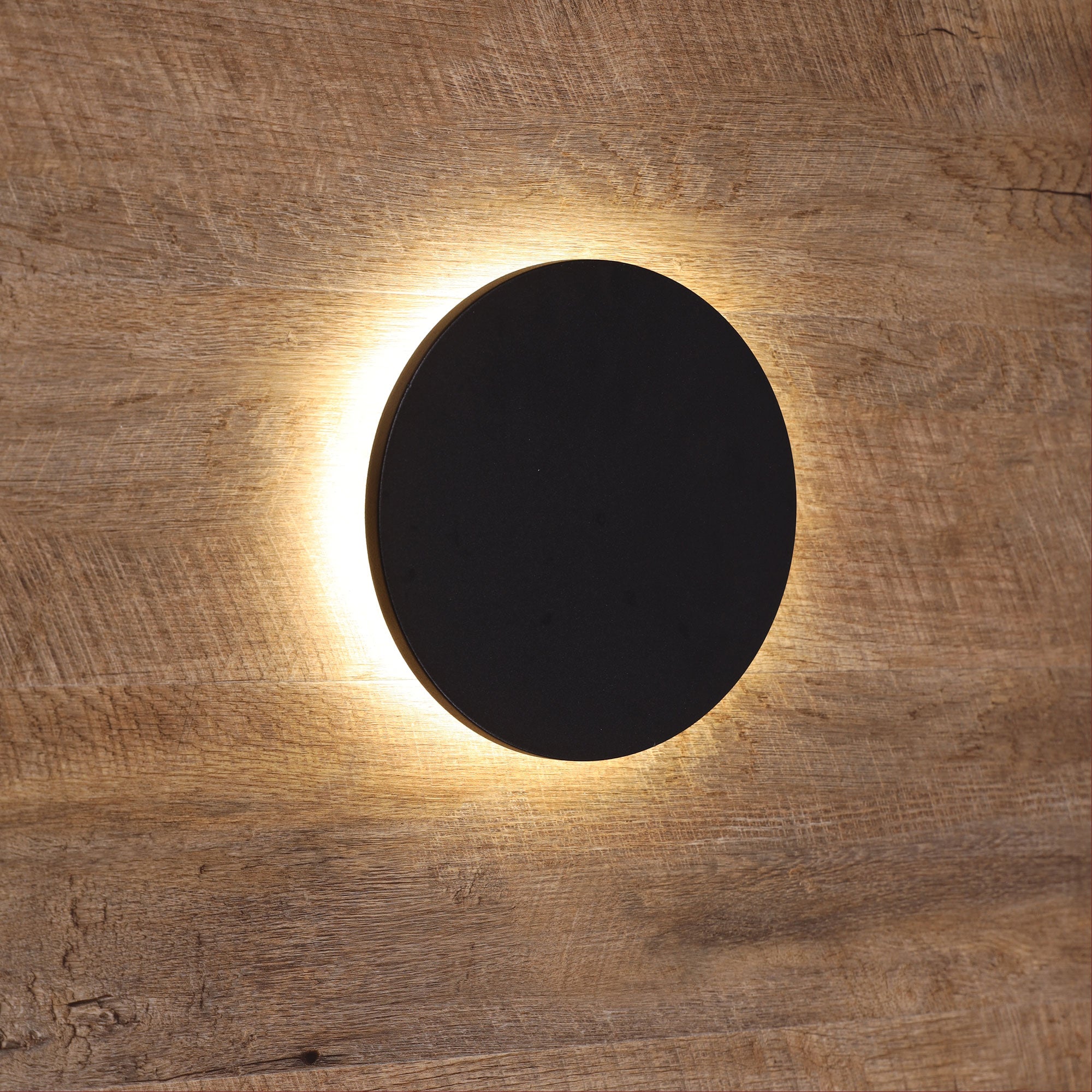 Circo Large LED Wall Light 9W TRI Colour Black - UA7355/20BK