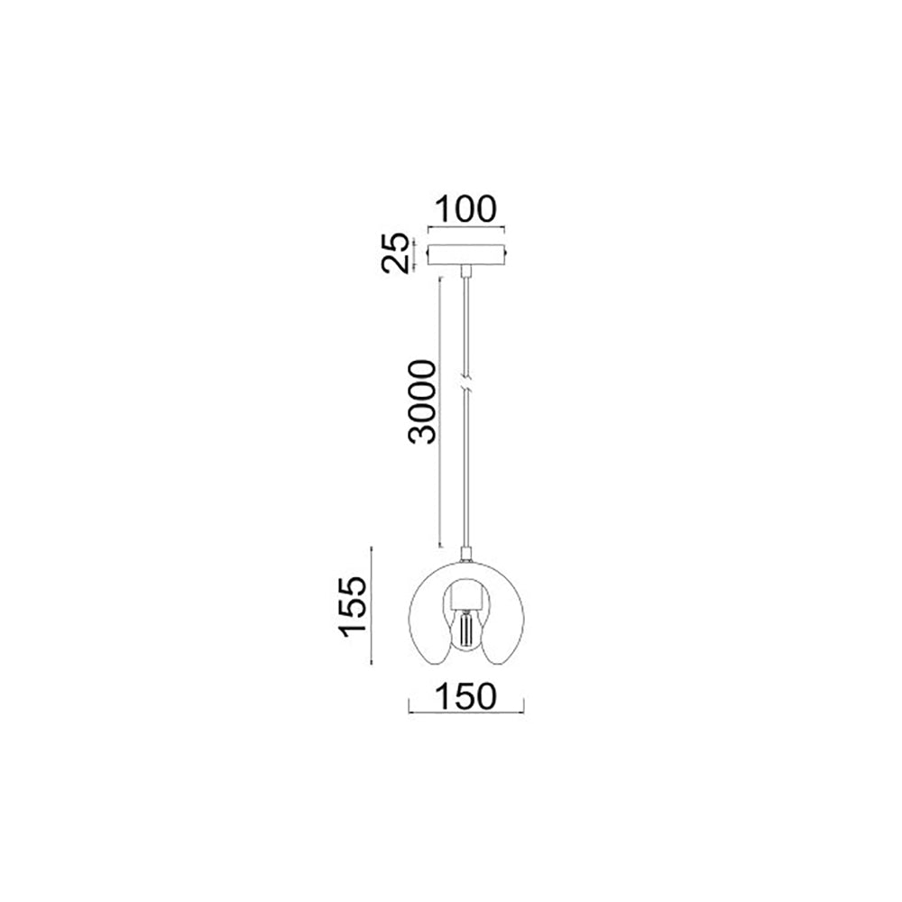 Buy Mini Pendants Australia Interior Iron Dome Shape 1 Light Pendant Antique Copper - VAINA4