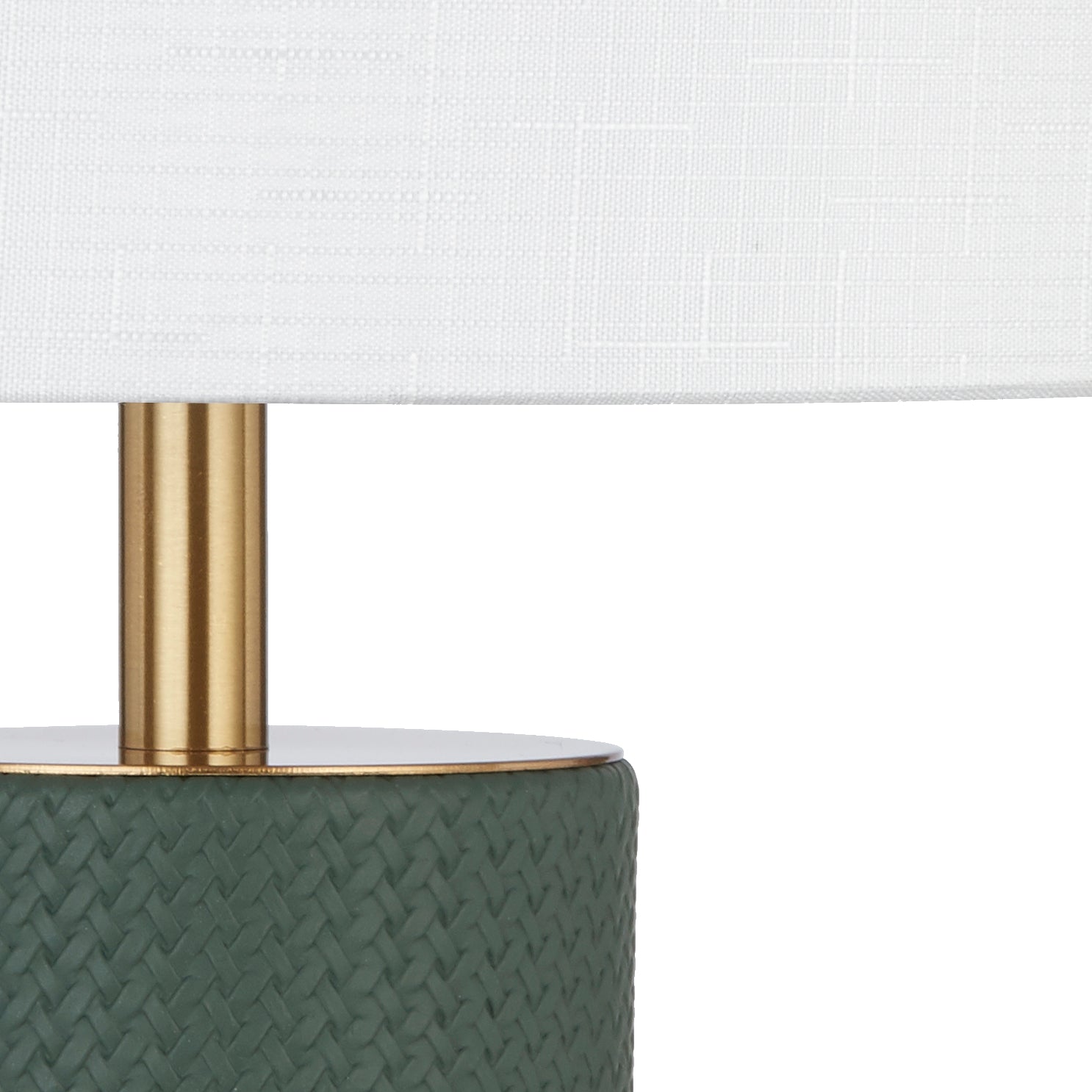Valda Table Lamp Green, Antique Gold & Ivory - VALDA TL-GNIV