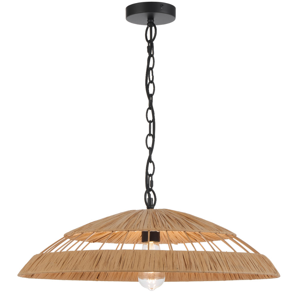 Vallejo 600mm Pendant Light Natural - VALLEJO PE60-NAT
