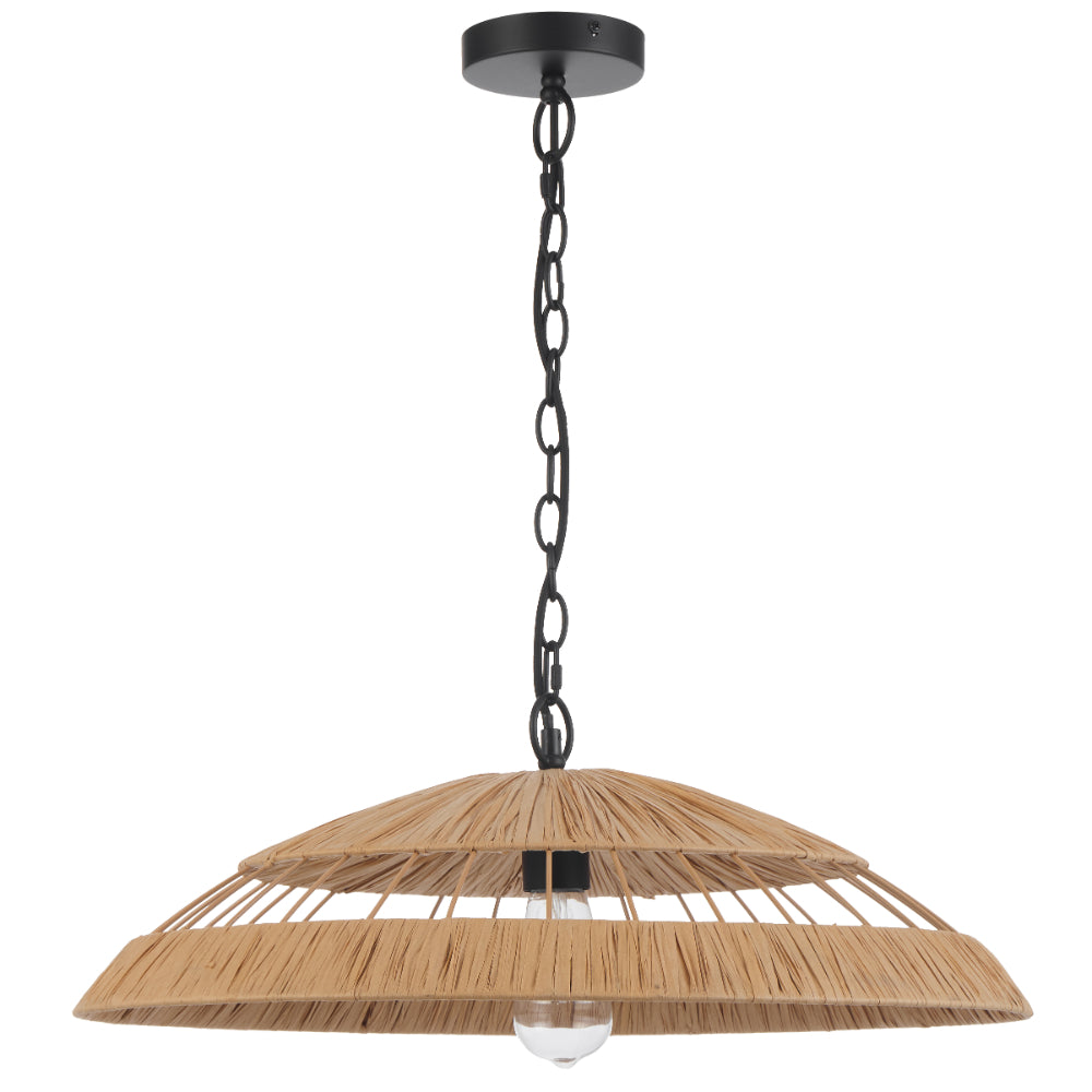 Vallejo 600mm Pendant Light Natural - VALLEJO PE60-NAT