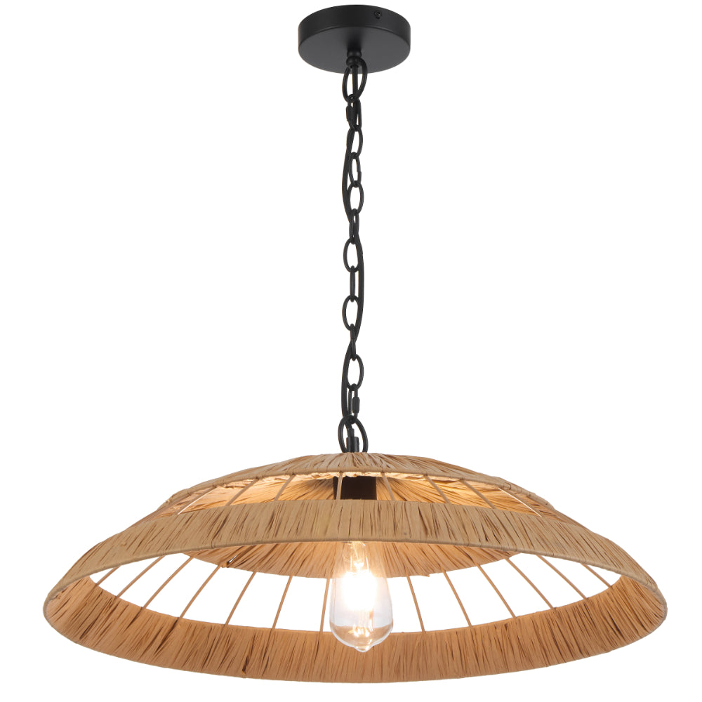 Vallejo 600mm Pendant Light Natural - VALLEJO PE60-NAT