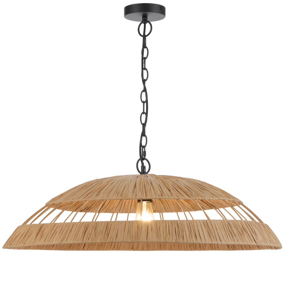 Vallejo 800mm Pendant Light Natural - VALLEJO PE80-NAT