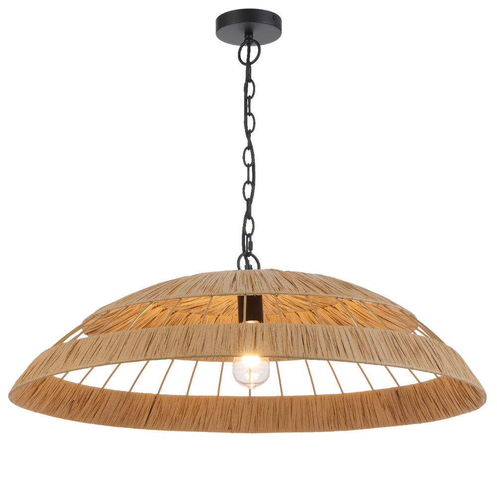 Vallejo 800mm Pendant Light Natural - VALLEJO PE80-NAT