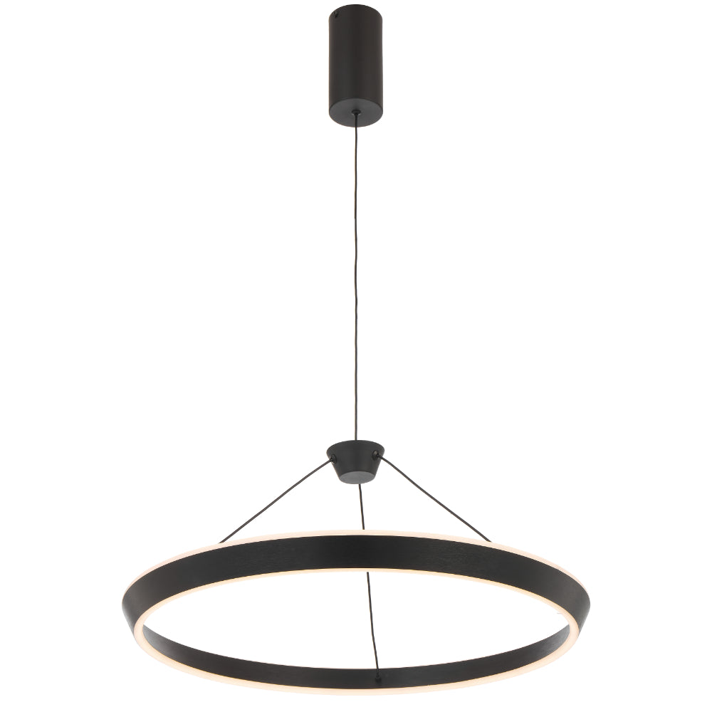Vantel 600mm LED Pendant 36W Tri Colour Black - VANTEL PE60-BK