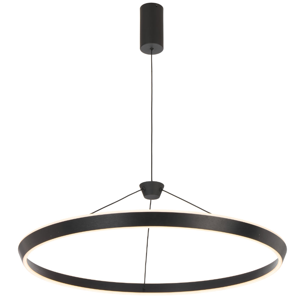 Vantel 800mm LED Pendant 48W Tri Colour Black - VANTEL PE80-BK