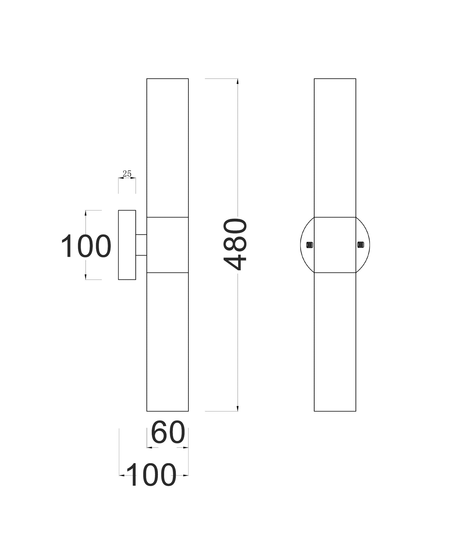 Vara Up & Down Wall Light Brass & Opal - VARA3