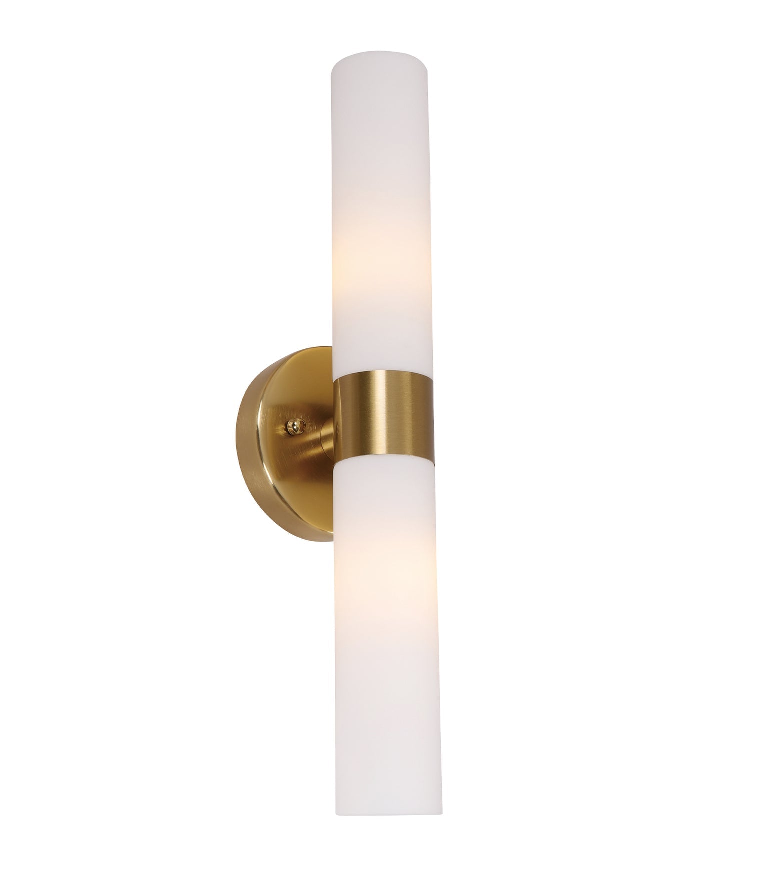 Vara Up & Down Wall Light Brass & Opal - VARA3