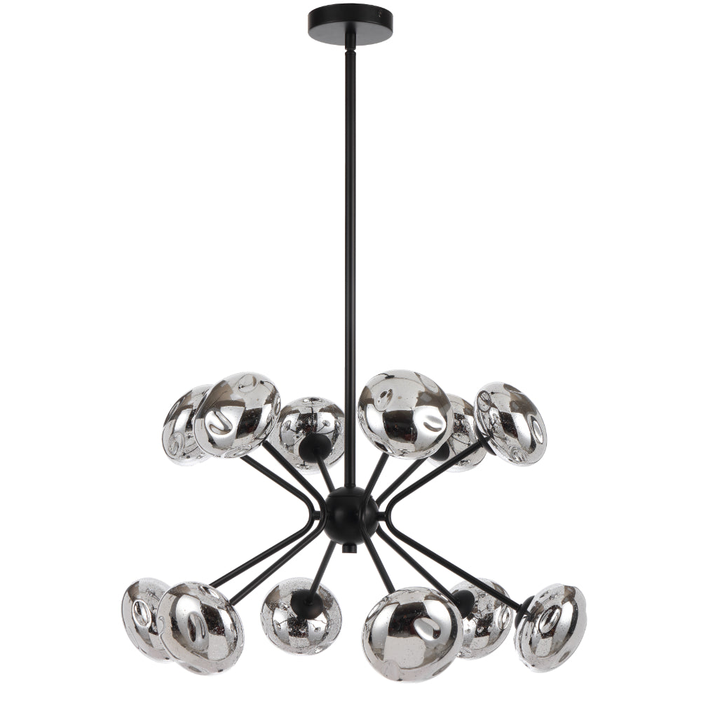 Varlin Pendant 12 Lights Black - VARLIN PE12-BKMR