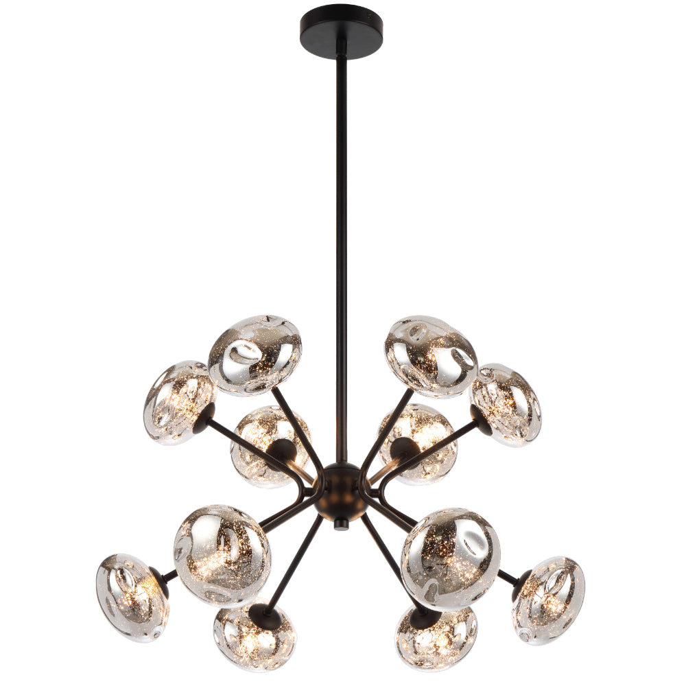 Varlin Pendant 12 Lights Black - VARLIN PE12-BKMR