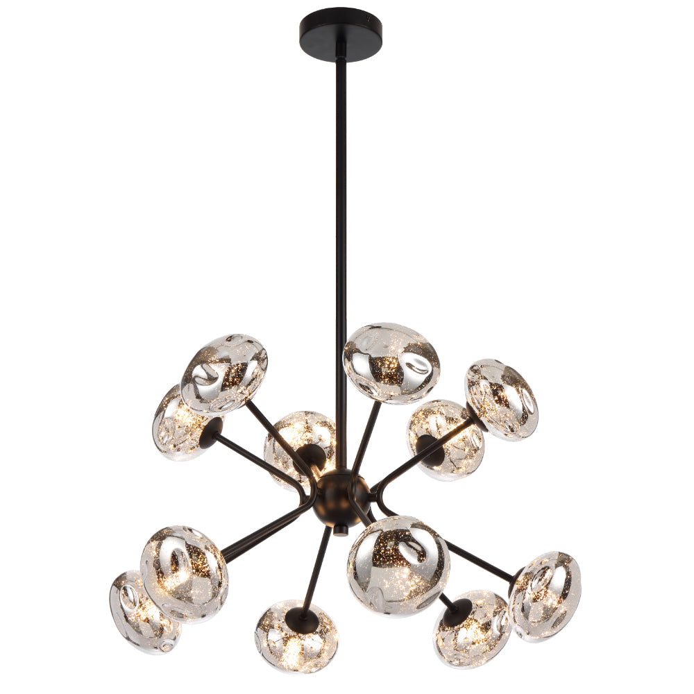 Varlin Pendant 12 Lights Black - VARLIN PE12-BKMR