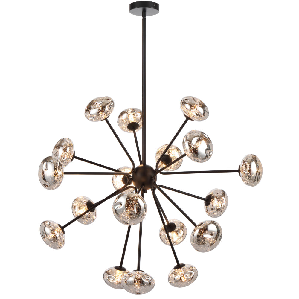 Varlin Pendant 18 Lights Black - VARLIN PE18-BKMR