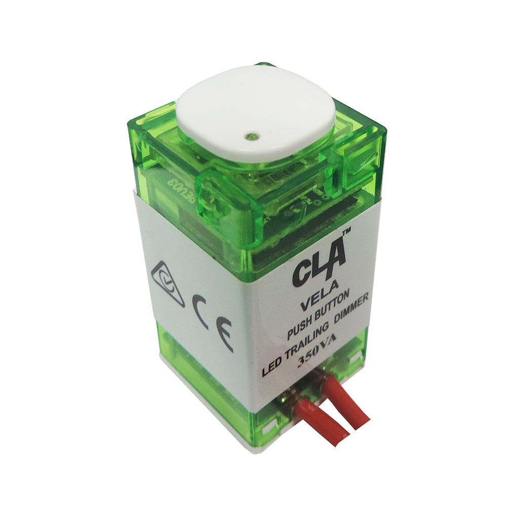 Buy Dimmers & Switches Australia Vela Push Button LED Trailing Dimmer - VELA
