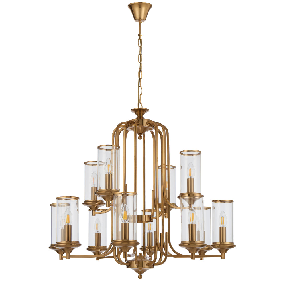 Velden 12 Light Pendant Copper - VELDEN PE12-CP