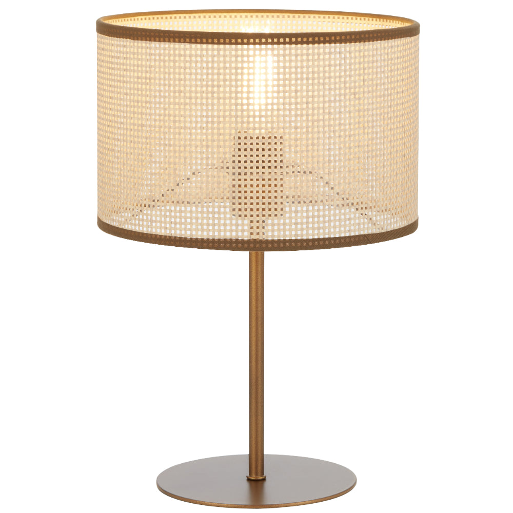Velice Table Lamp Vintage Brass & Natural - VELICE TL-VB