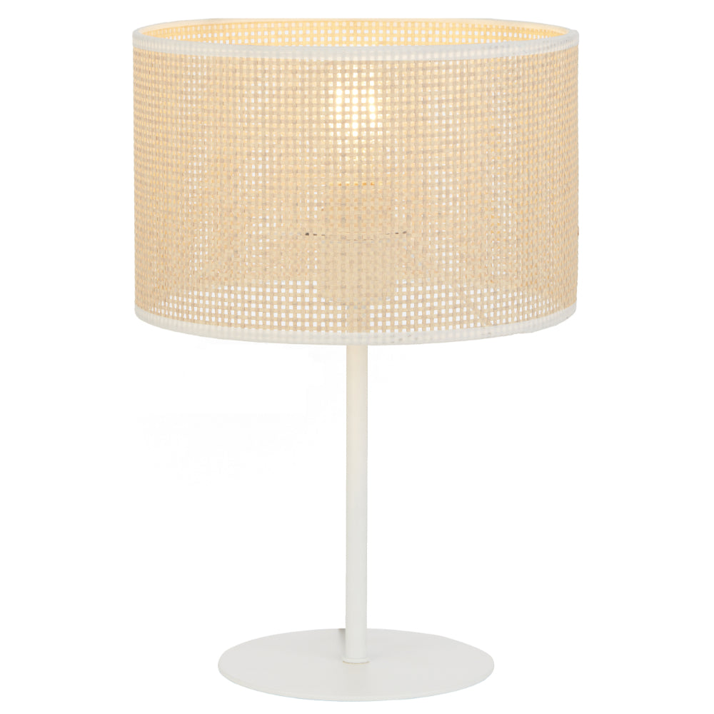 Velice Table Lamp White & Natural - VELICE TL-WH