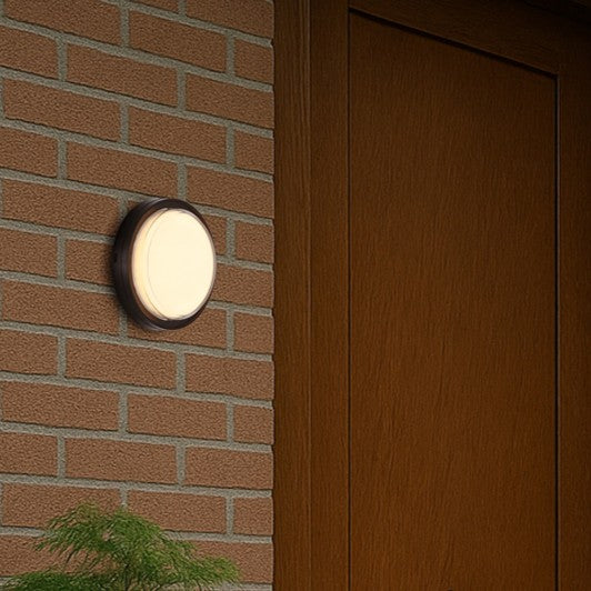 Viggo LED Round Bunker Light 16W TRI Colour Black - VIGGO RD22-BK