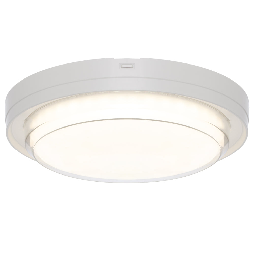 Viggo LED Round Bunker Light 16W TRI Colour White - VIGGO RD22-WH