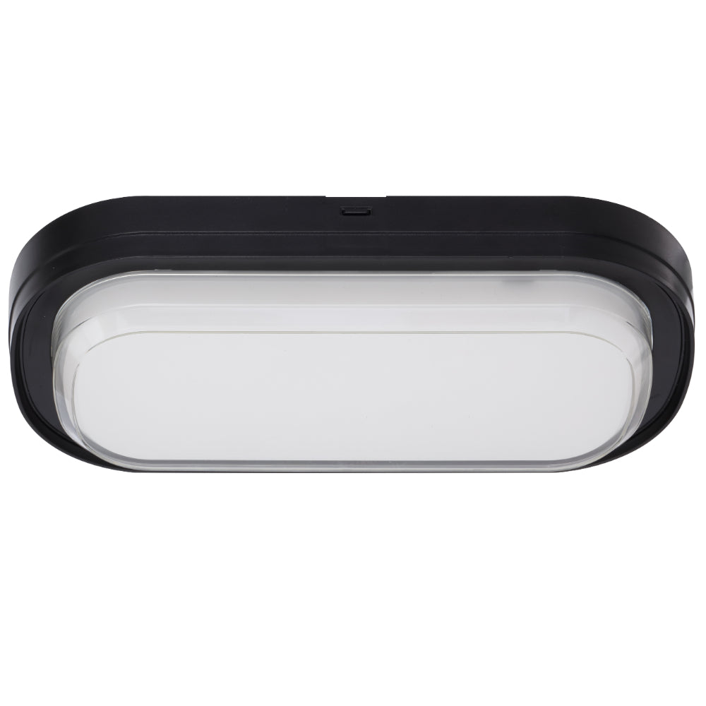 Viggo LED Rectangle Bunker Light 16W TRI Colour Black - VIGGO RE27-BK