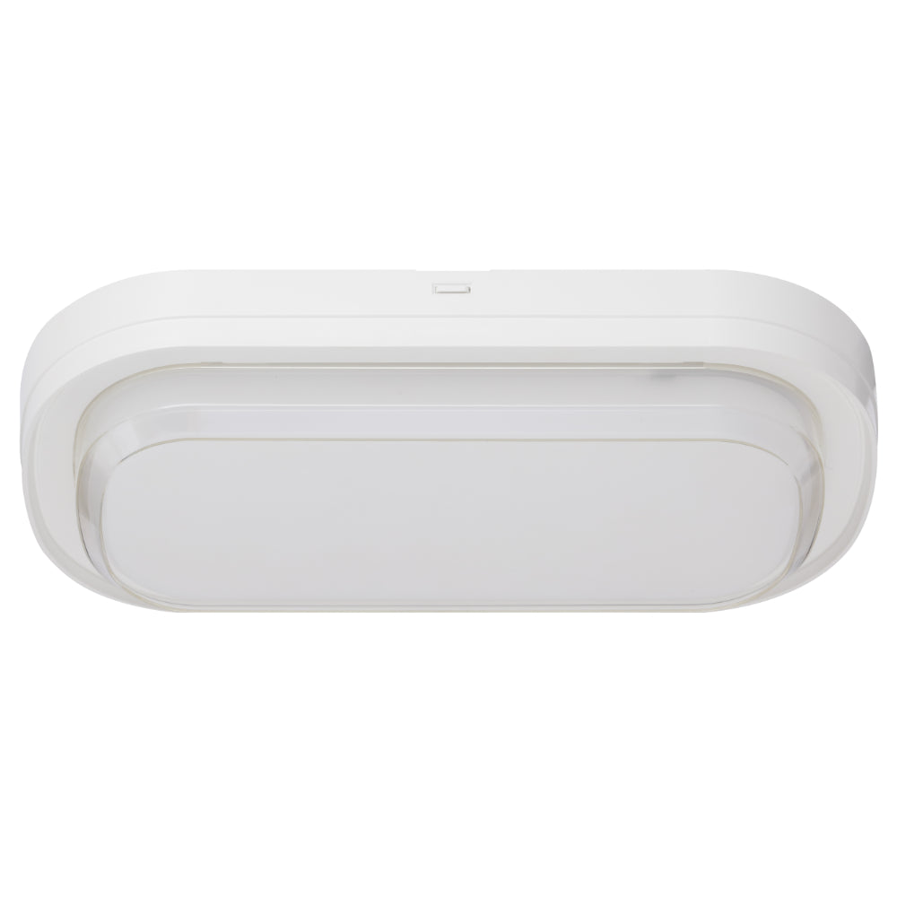 Viggo LED Rectangle Bunker Light 16W TRI Colour White - VIGGO RE27-WH