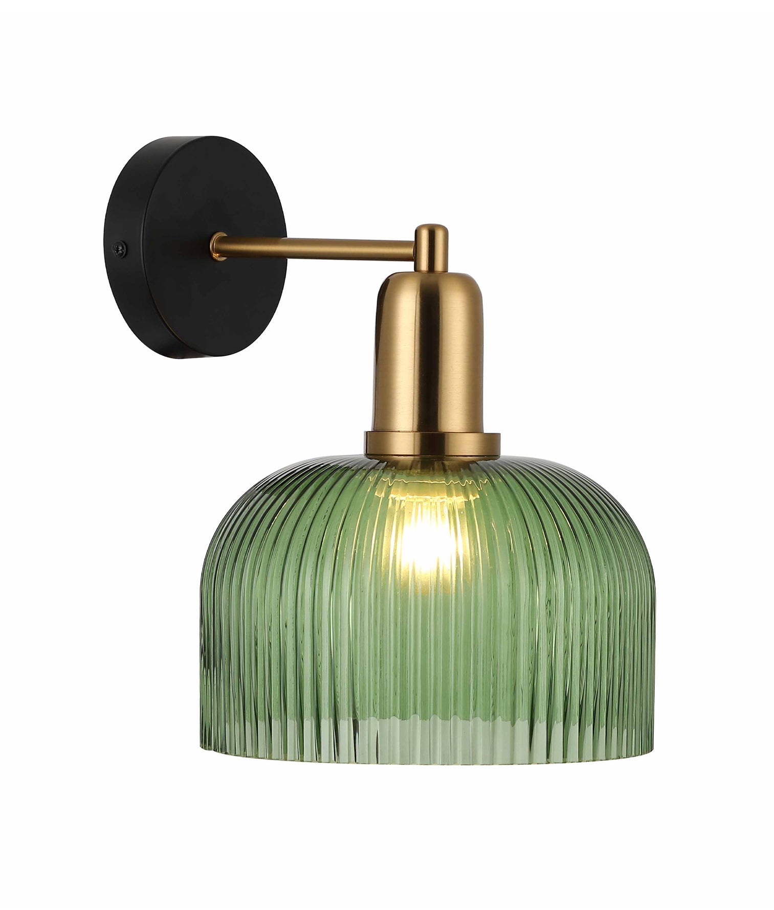 Vintaj Dome Glass Wall Light Green - VINTAJ2W