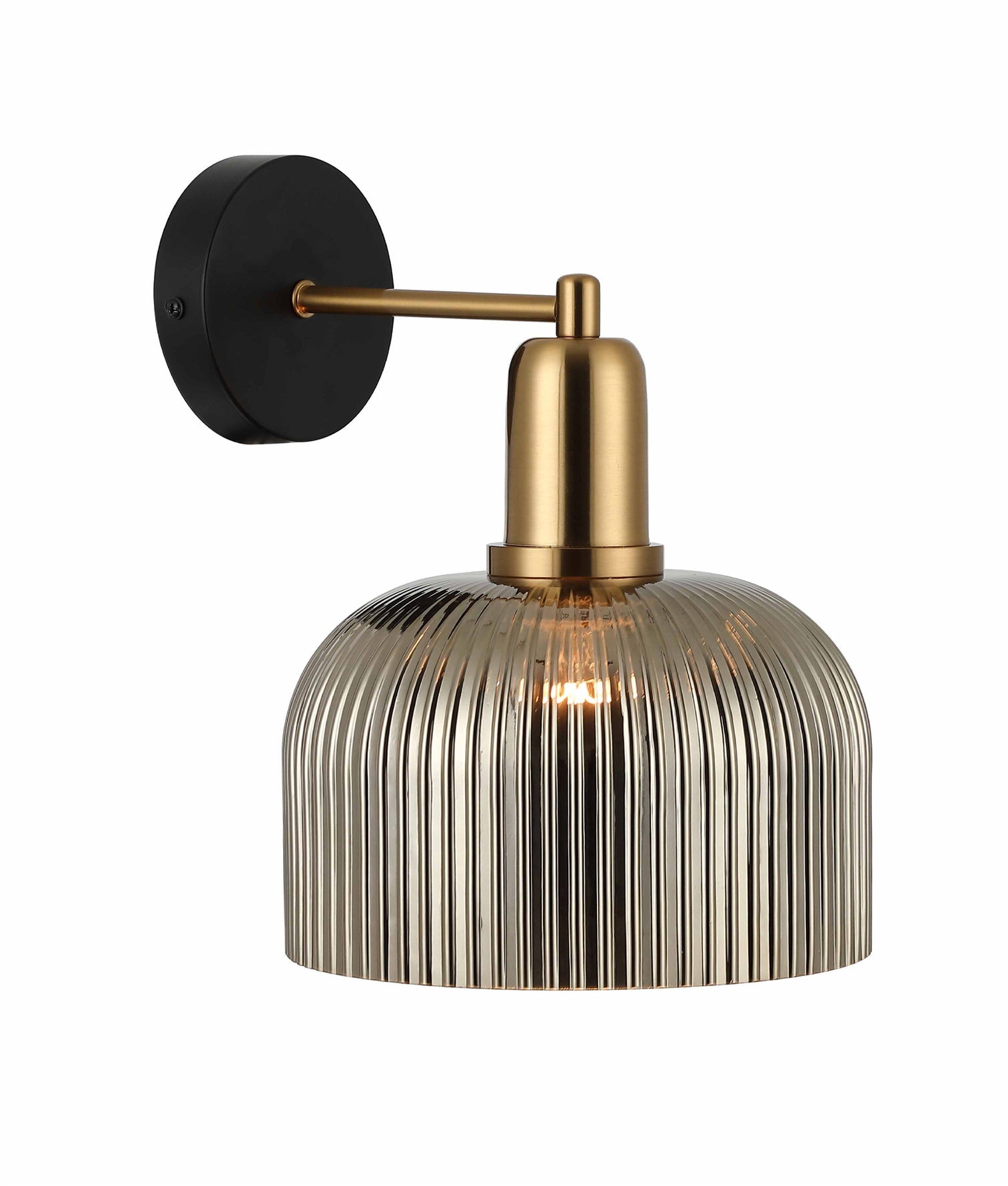 Vintaj Dome Glass Wall Light Chrome - VINTAJ5W