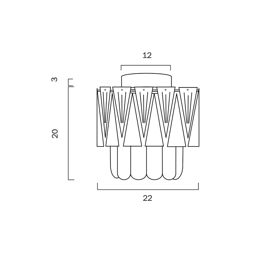 Buy DIY Batten Fix Lights Australia Valerie Batten Fix 220mm Chrome - VALERIE BF22-CH