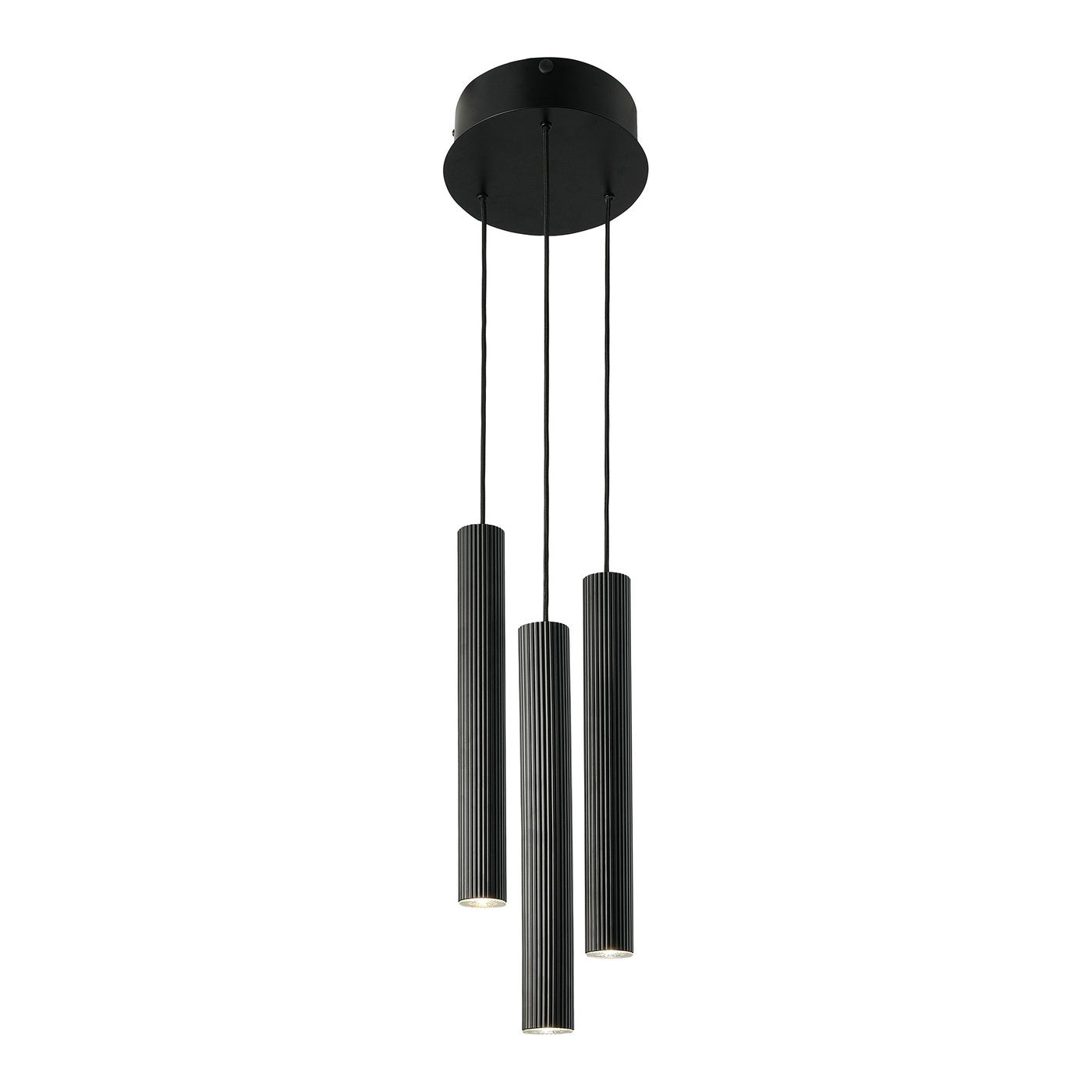 Vico 3 Light Pendant Black - 2412123003